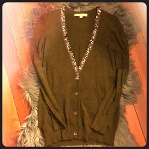 Ann Taylor Loft holiday cardigan